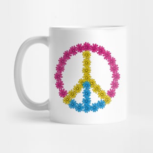 Pansexual Flowery Peace Mug